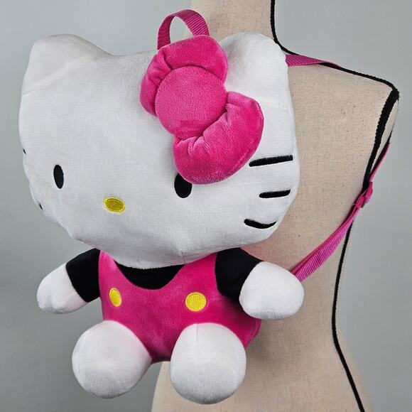 Sanrio Hello Kitty Plush Backback Pink Plushie Doll | One Size - Picture 2 of 13